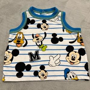 Disney Sleeveless Newborn Shirt